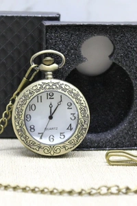 Özel Kutulu Antik Köstekli Saat Model 3