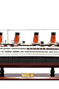 Özel Tasarım Ahşap Işıklı Titanik Gemi - Model 2