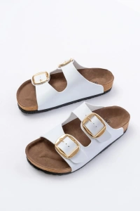 P-101 Beyaz Günlük Kadın Terlik