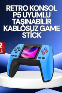 P5 Retro GamePad | 520 Klasik Oyunlu Mini Oyun Konsolu