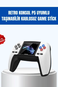 P5 Retro GamePad | 520 Klasik Oyunlu Mini Oyun Konsolu