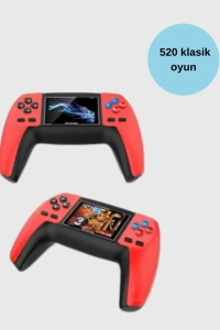 P5 Retro GamePad | 520 Klasik Oyunlu Mini Oyun Konsolu