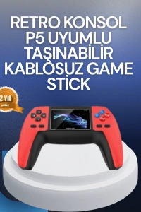 P5 Retro GamePad | 520 Klasik Oyunlu Mini Oyun Konsolu