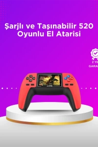 P5 Retro GamePad – 520 Klasik Oyunlu Tak-Çalıştır Mini Konsol