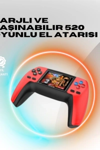 P5 Retro GamePad – 520 Klasik Oyunlu Tak-Çalıştır Mini Konsol