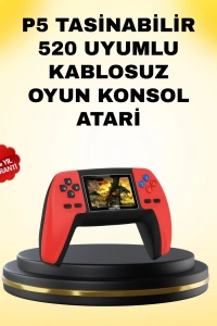 P5 Retro GamePad 520 Oyunlu TV ve Elde Oynanabilir Konsol
