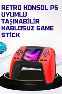 P5 Retro Oyun Konsolu | Ergonomik Tasarım, Taşınabilir