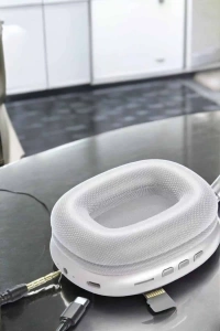 P9 Plus Kablosuz Kulak Üstü Bluetooth Kulaklık Beyaz Yüksek Ses Kaliteli