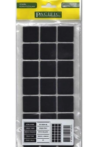 Pacific 6030 BL Yapışkanlı Keçe 30 mm X 30 mm Siyah