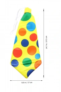 Palyaço Kravatı Lastikli Geniş Kesim