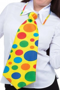 Palyaço Kravatı Lastikli Geniş Kesim