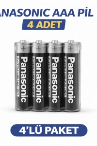 Panasonic AAA R03 İnce Pil Zinc Carbon Extra Heavy Duty 2’li 2 Paket