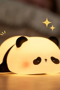 Panda Tasarımlı Renk Değiştirebilen Dokunmatik Gece Lambası