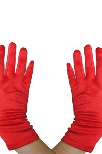 Çocuk Pandomim Eldiveni Kırmızı Renk