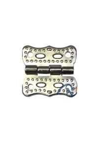 Papatya Menteşe - Küçük 20x20 mm, Nikel, 1 Adet