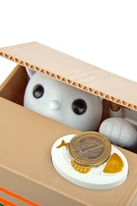 Para Çalan Hırsız Kedi Kumbara