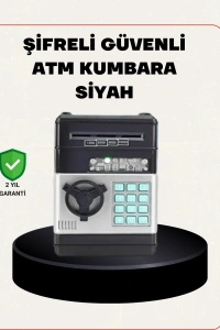 Para Kasası Görünümlü Elektronik Şifreli Kumbara