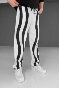 Paraşüt Kumaş Eşofman - Beyaz