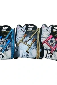 Parlak Kedi Gezdirme Göğüs Tasması