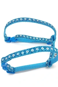 Parlak Kedi Gezdirme Göğüs Tasması