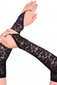 Parmak Askılı Zarif Dantel Eldiven