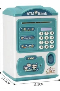 Parmak İzi ve Şifreli Elektronik ATM Kumbara