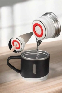 Paslanmaz Çelik 3’lü Termos Seti Vakumlu ve 8 Saat Isı Koruma