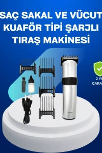 Paslanmaz Çelik Bıçaklı Tıraş Makinesi – Keskin ve Dayanıklı