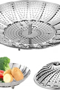 Paslanmaz Çelik Buharda Pişirme Sepeti