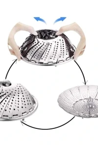 Paslanmaz Çelik Buharda Pişirme Sepeti