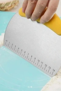 Paslanmaz Çelik Hamur Kesme ve Şekillendirme Spatulası