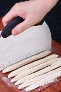 Paslanmaz Çelik Hamur Kesme ve Şekillendirme Spatulası