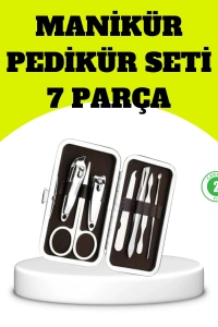 Paslanmaz Çelik Kişisel Bakım Seti – 7 Parça