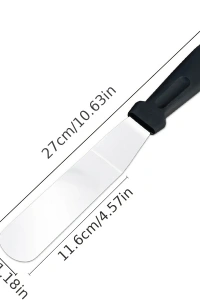 Paslanmaz Çelik L Tipi Pastacı Spatulası