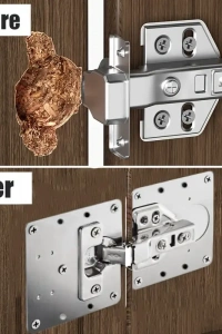 Paslanmaz Çelik Menteşe Onarım Plakası