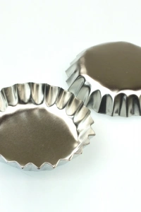 Paslanmaz Çelik Metal Kek Kalıbı - 6 Adet