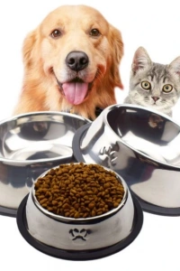 Paslanmaz Çelik Metal Mama Kabı 18 cm.