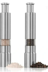 Paslanmaz Çelik Otomatik Basmalı Baharat Öğütücü