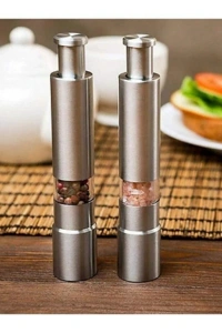 Paslanmaz Çelik Otomatik Basmalı Baharat Öğütücü