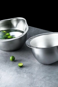 Paslanmaz Çelik Pirinç Süzgeci