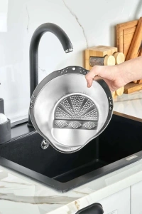 Paslanmaz Çelik Pirinç Süzgeci