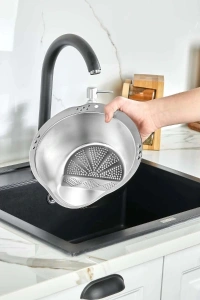 Paslanmaz Çelik Pirinç Süzgeci