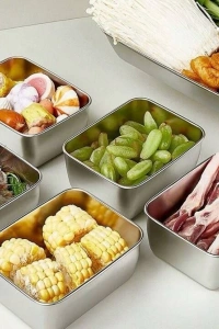 Paslanmaz Çelik Saklama Kabı