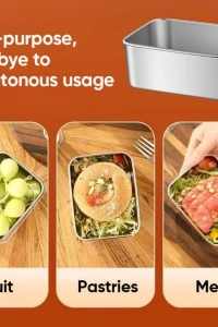 Paslanmaz Çelik Saklama Kabı