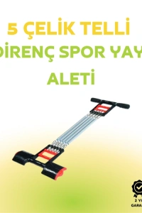 Paslanmaz Çelik Yaylı Çoklu Dirençli Kol ve Gövde Egzersiz Aleti