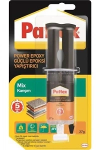 Pattex Power Epoxy Güçlü Yapıştırıcı Şeffaf 27 gr