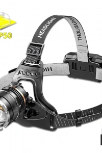 PeakStar PS-8002 SENSÖRLÜ ZOOMLU PROFESYONEL ŞARJLI KAFA LAMBASI