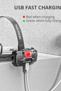 PeakStar PS-8002 SENSÖRLÜ ZOOMLU PROFESYONEL ŞARJLI KAFA LAMBASI