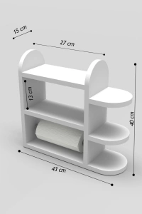 Mutfak Rafı Baharatlık Peçetelik Atlantik Çam