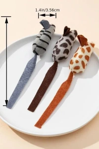 Peluş Fare Kedi Oyuncağı 3 Adet